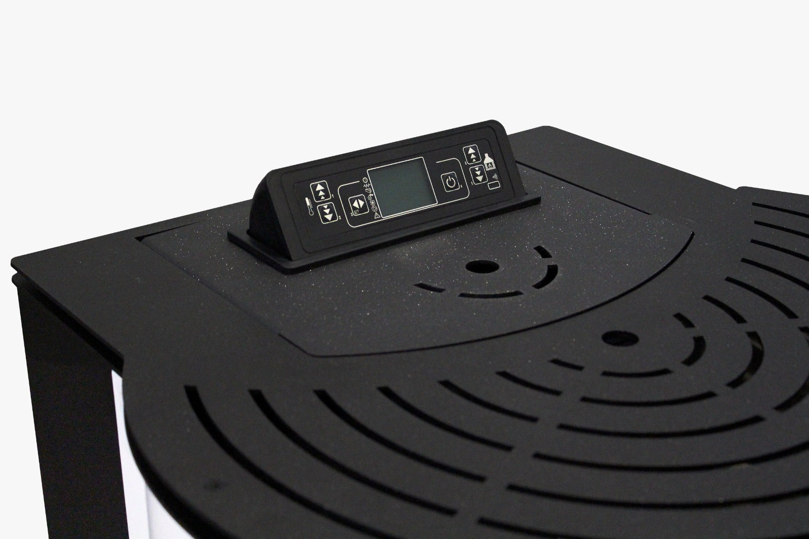 Ideale Rond 10 kW – Stufa a Pellet 5 Stelle Canalizzabile dal Design Arrotondato