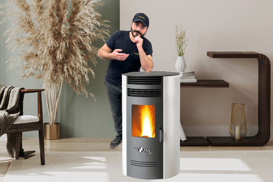 ProOzone Pellet Stove Mod. LuVì 10kW (ALL INCLUSIVE 360°)